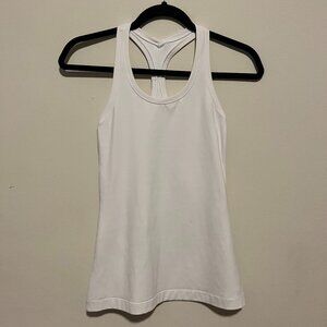 Lululemon Tank Top, Size 4, White, Used (Good Condition)